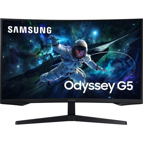 Monitor LED Curbat Samsung Odyssey G5 G55C LS32CG552EUXEN, 31.5 inch, 2560x1440, 1 ms, Black